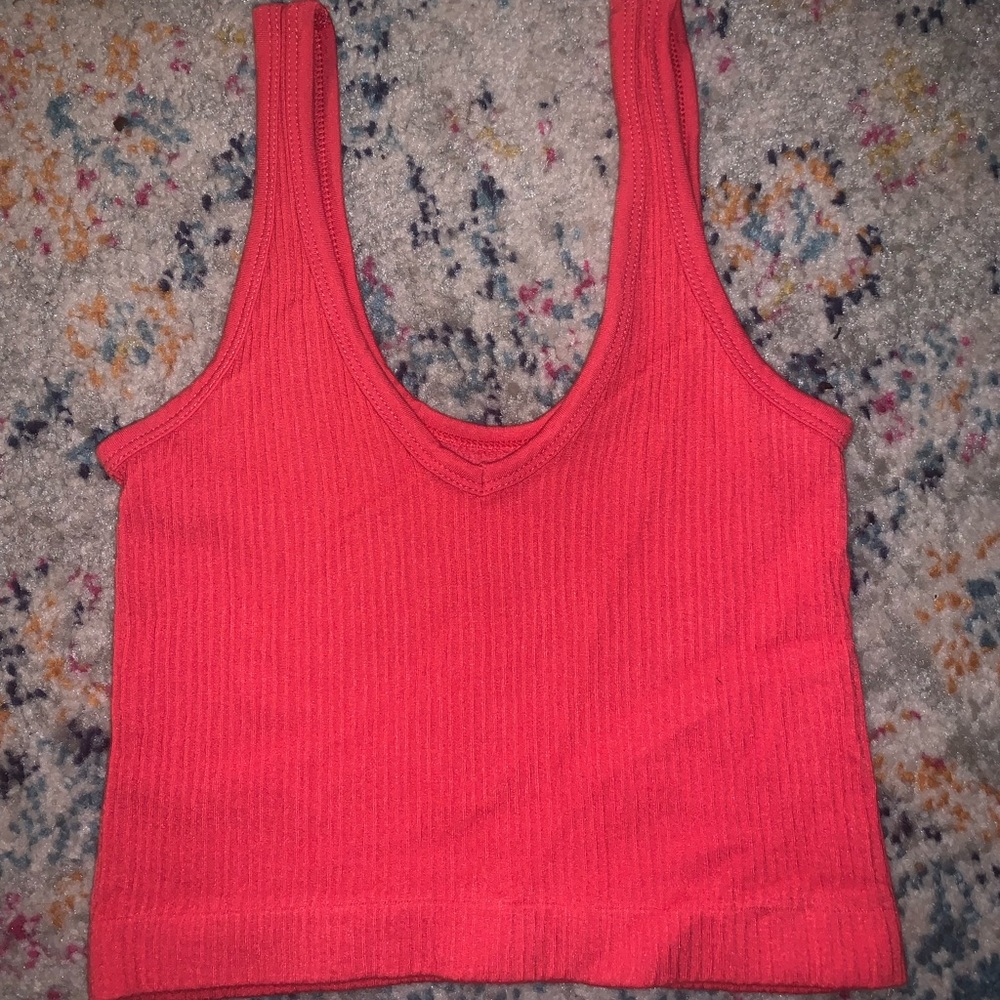 Basic urban outfitters lounge top. No need to wear a bra with it.